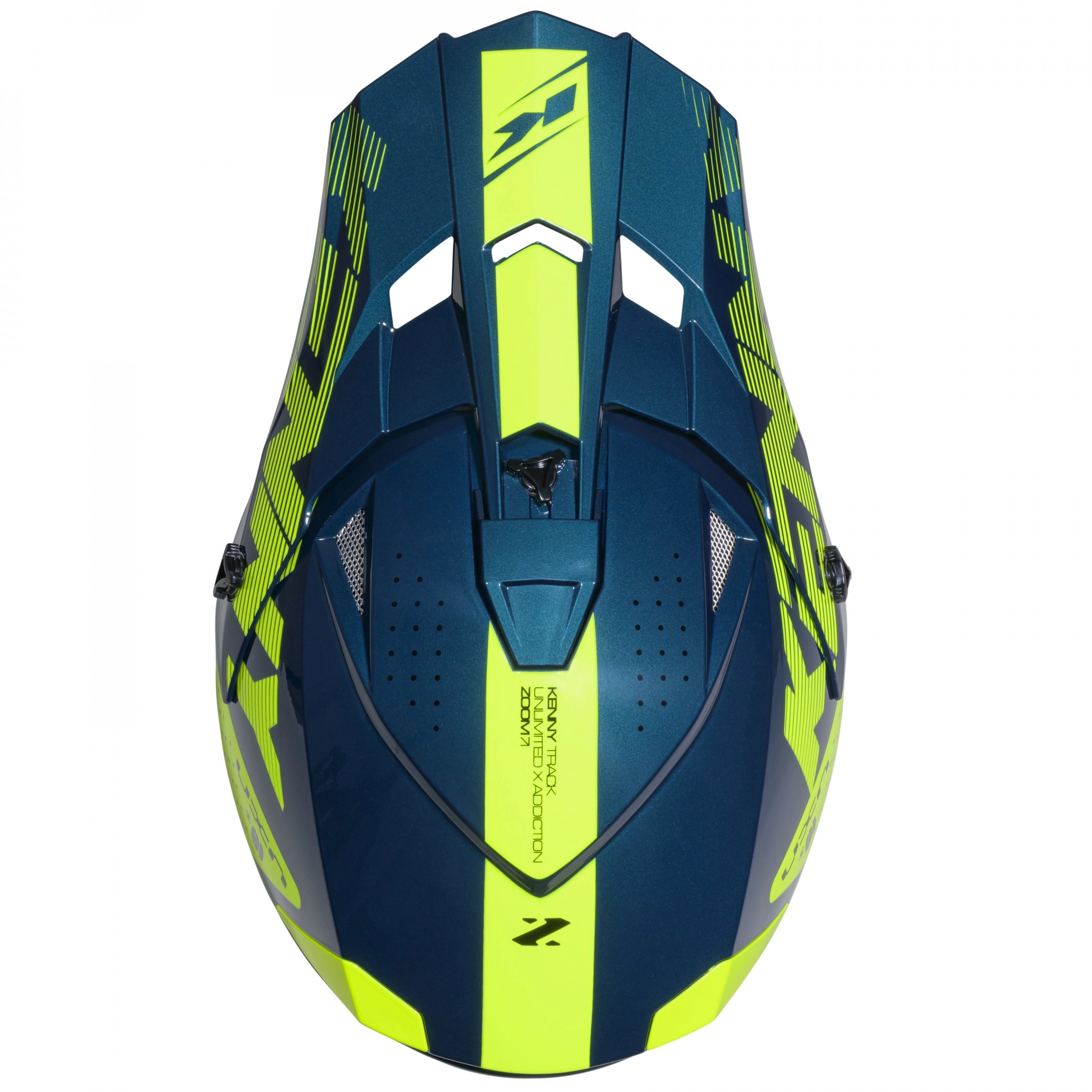 Шолом Kenny Racing Track Graphic Zoom Blue/Yellow