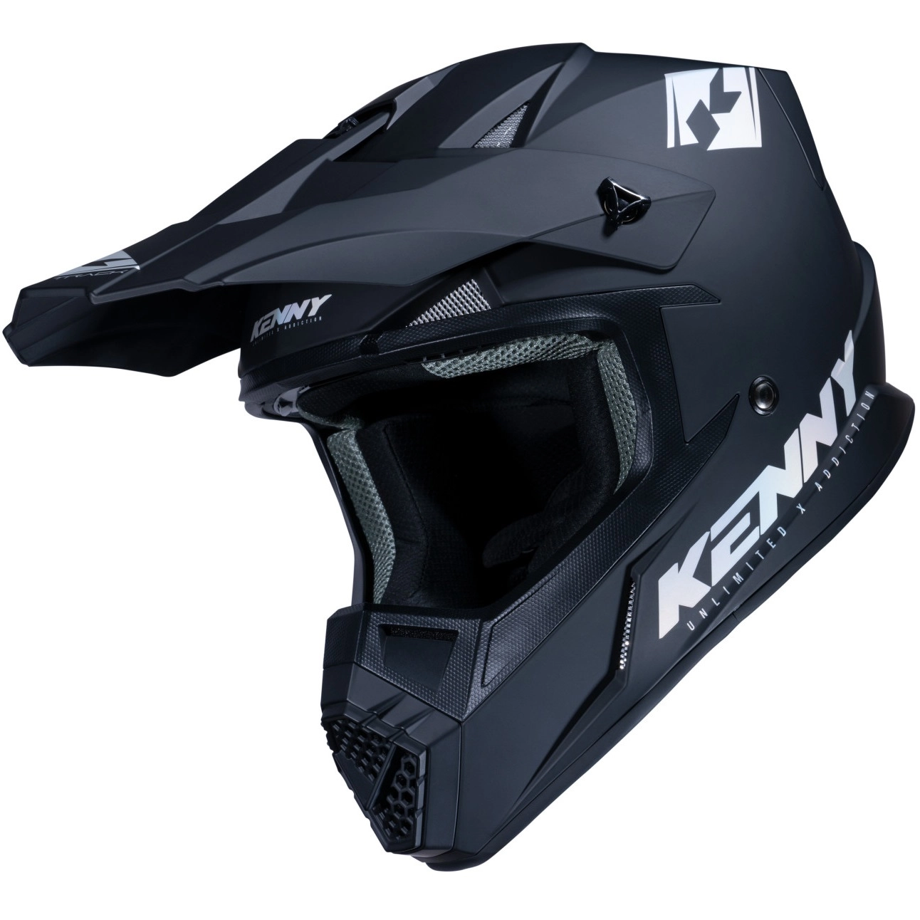 Шолом Kenny Racing Track Solid Black