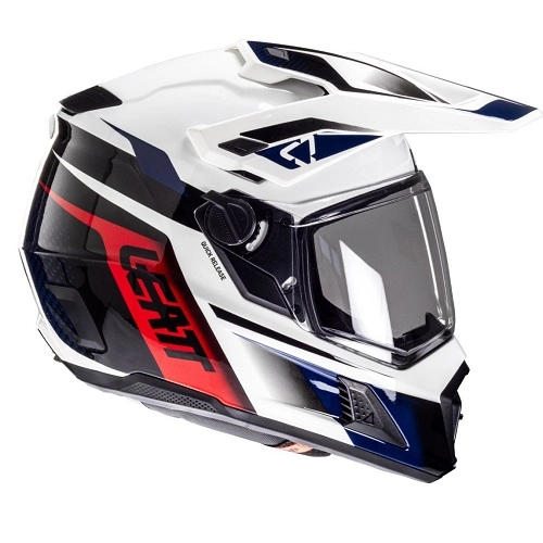 Шолом Leatt 8.5 Adventure Black + Мотоокуляри Leatt Velocity 4.5 Royal Clear Lens