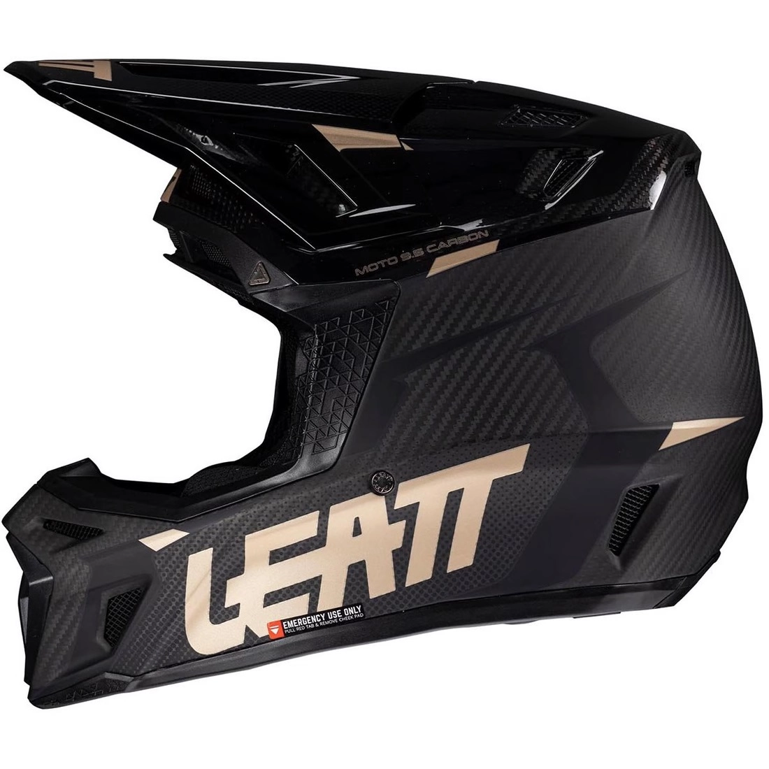 Шолом Leatt Moto 9.5 Black + Мотоокуляри Leatt Velocity 6.5 Iriz Black Brown Lens