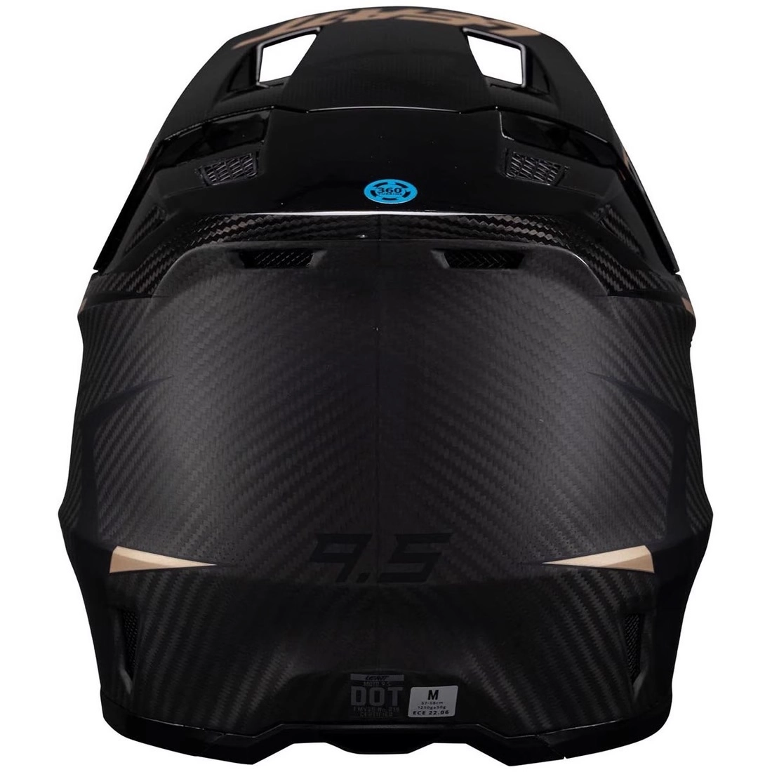 Шолом Leatt Moto 9.5 Black + Мотоокуляри Leatt Velocity 6.5 Iriz Black Brown Lens