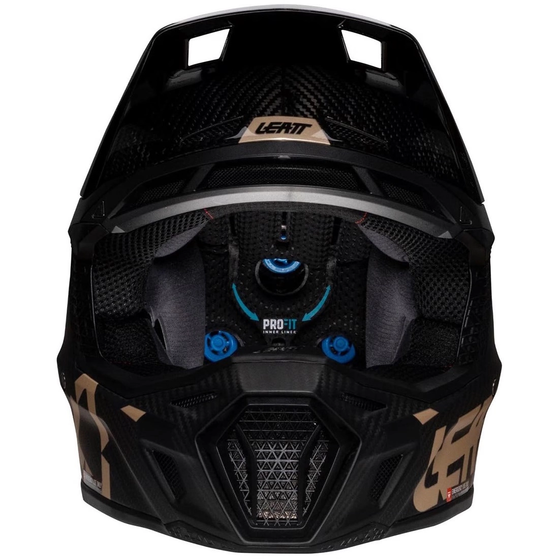 Шолом Leatt Moto 9.5 Black + Мотоокуляри Leatt Velocity 6.5 Iriz Black Brown Lens