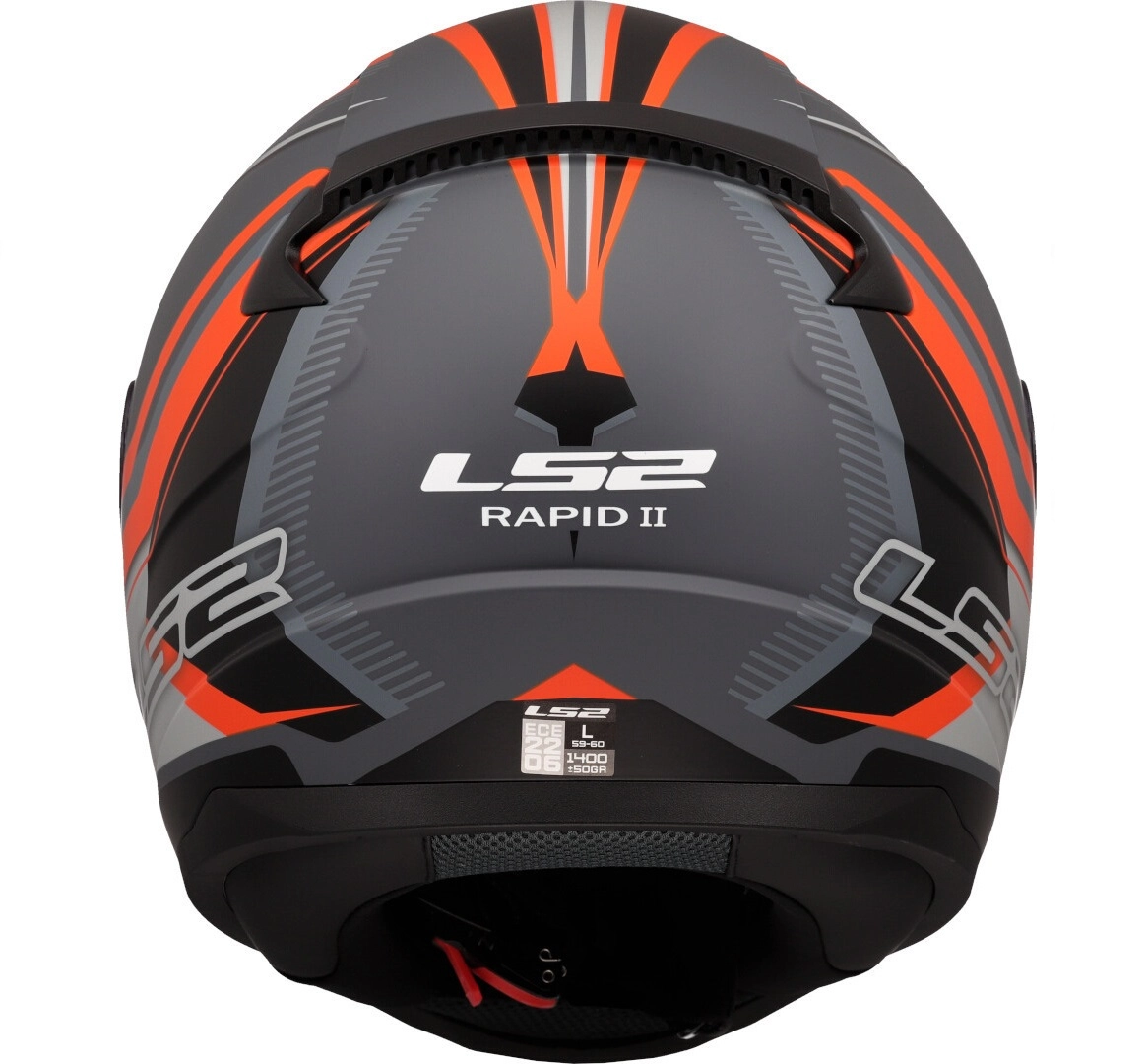 Шолом LS2 FF353 Rapid II Flitz Orange/Grey