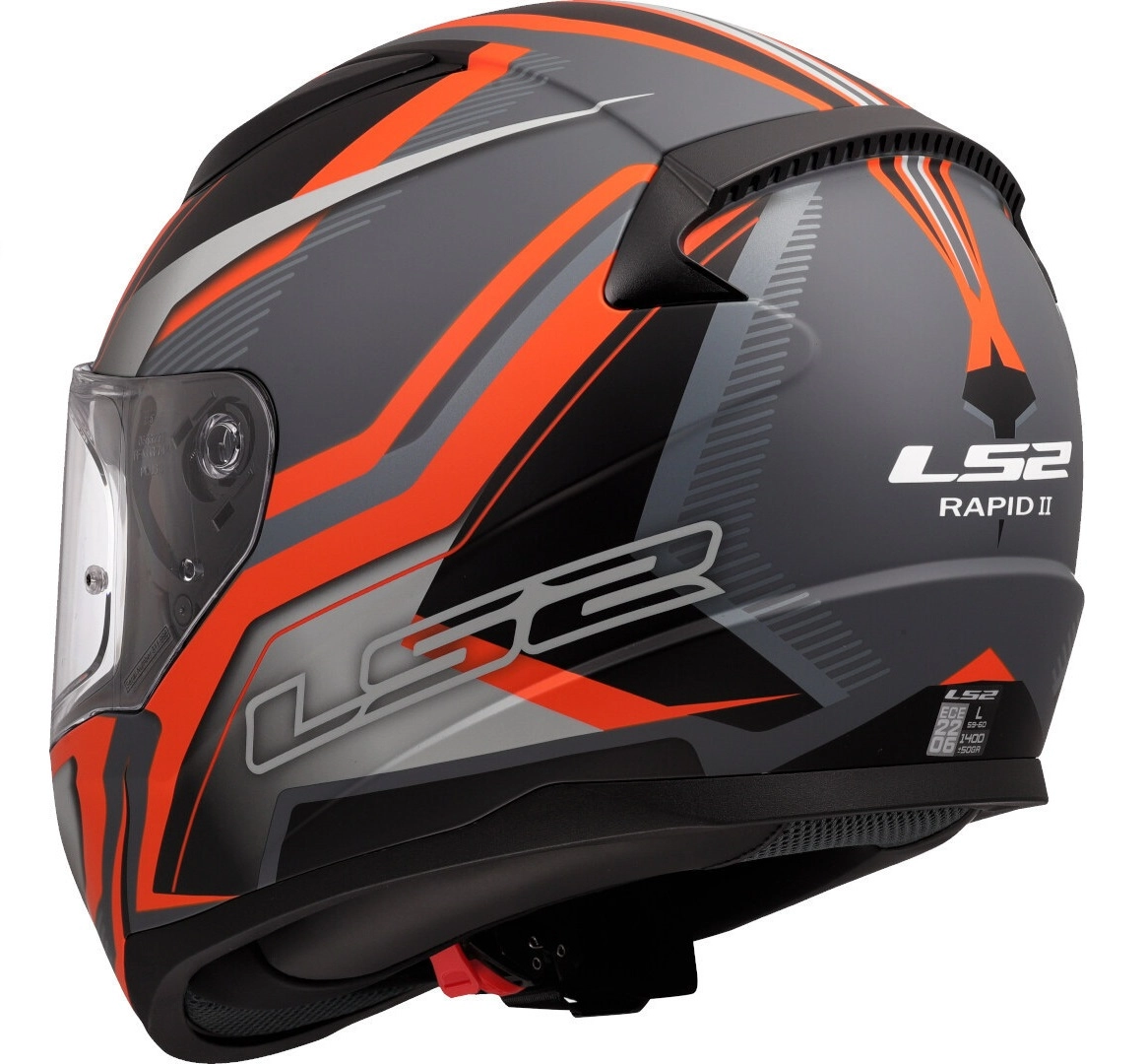 Шолом LS2 FF353 Rapid II Flitz Orange/Grey