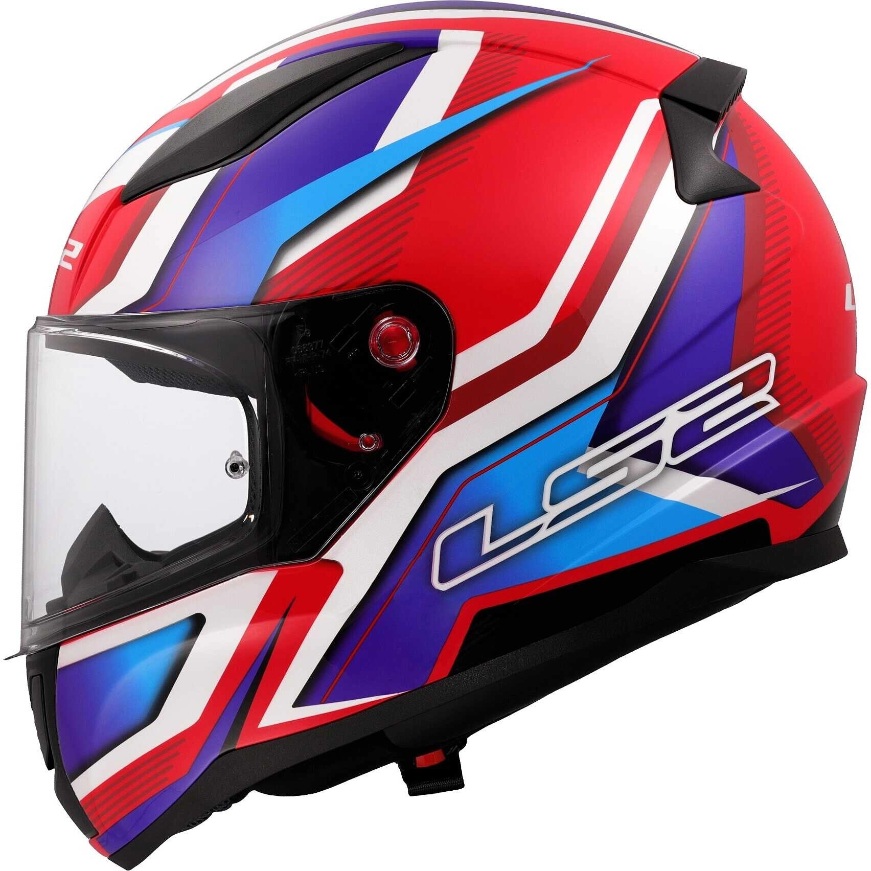 Шолом LS2 FF353 Rapid II Flitz White/Red/Blue