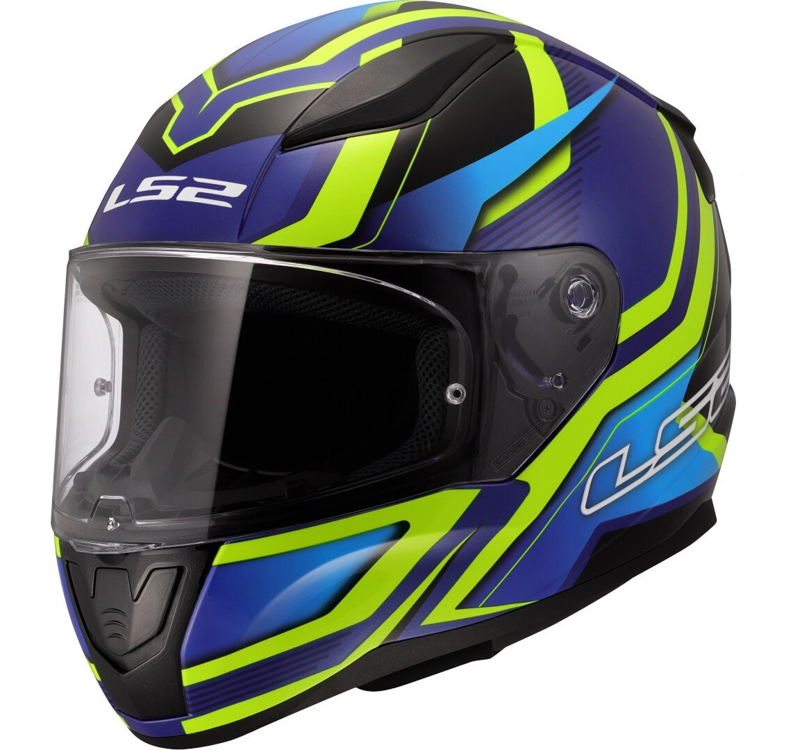 Шолом LS2 FF353 Rapid II Flitz Yellow/Blue