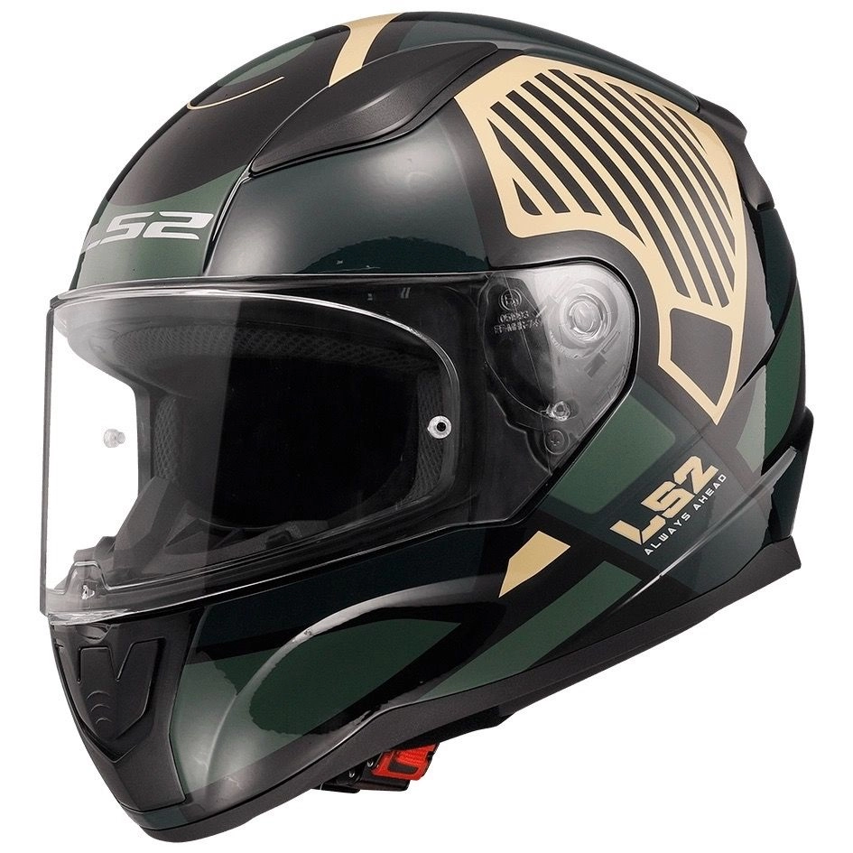 Шолом LS2 FF353 Rapid II Grid-X Black/Sand