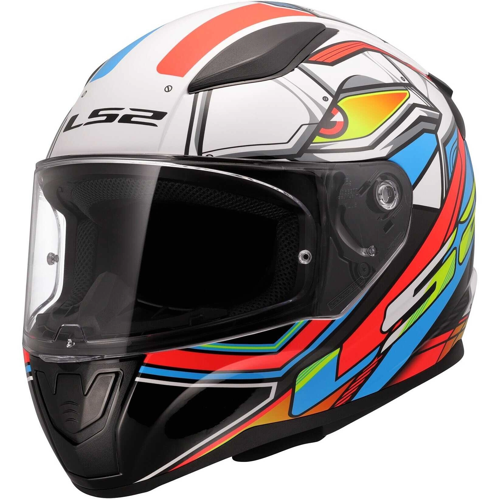 Шолом LS2 FF353 Rapid II Xdron White/Orange
