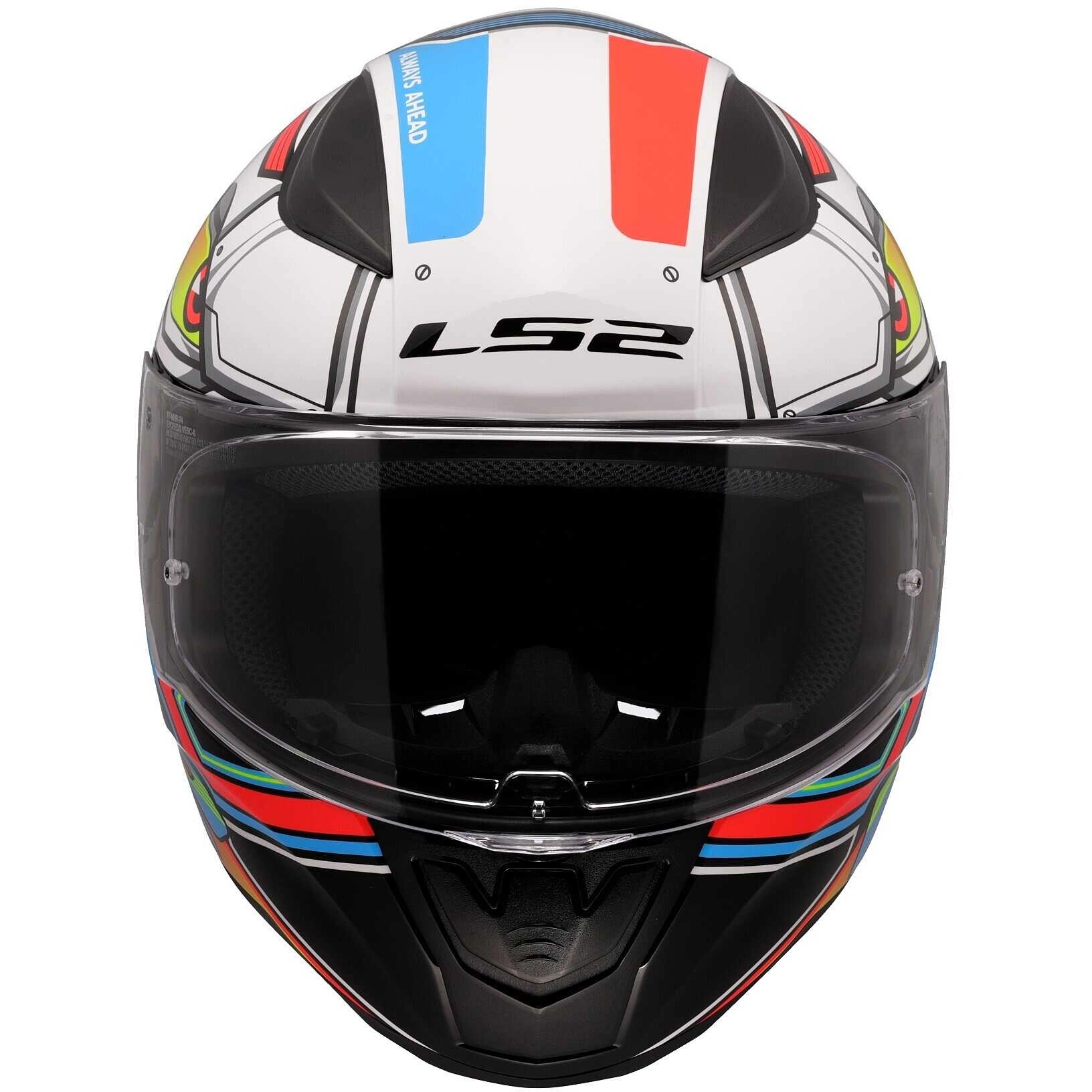 Шолом LS2 FF353 Rapid II Xdron White/Orange