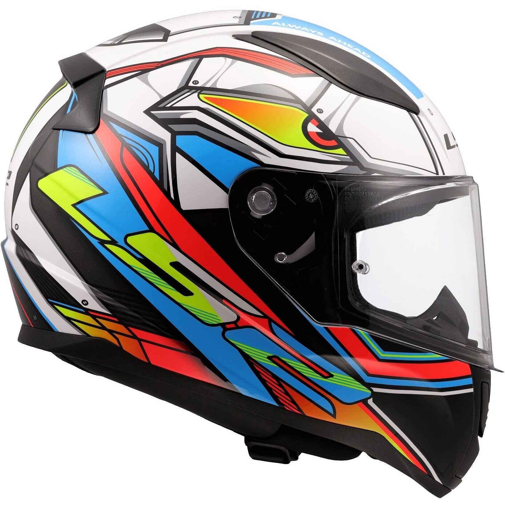 Шолом LS2 FF353 Rapid II Xdron White/Orange