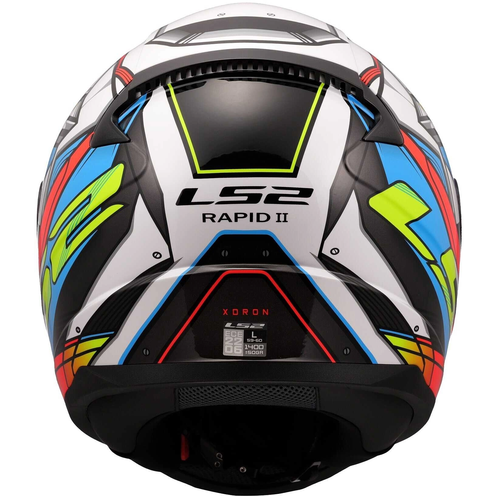 Шолом LS2 FF353 Rapid II Xdron White/Orange