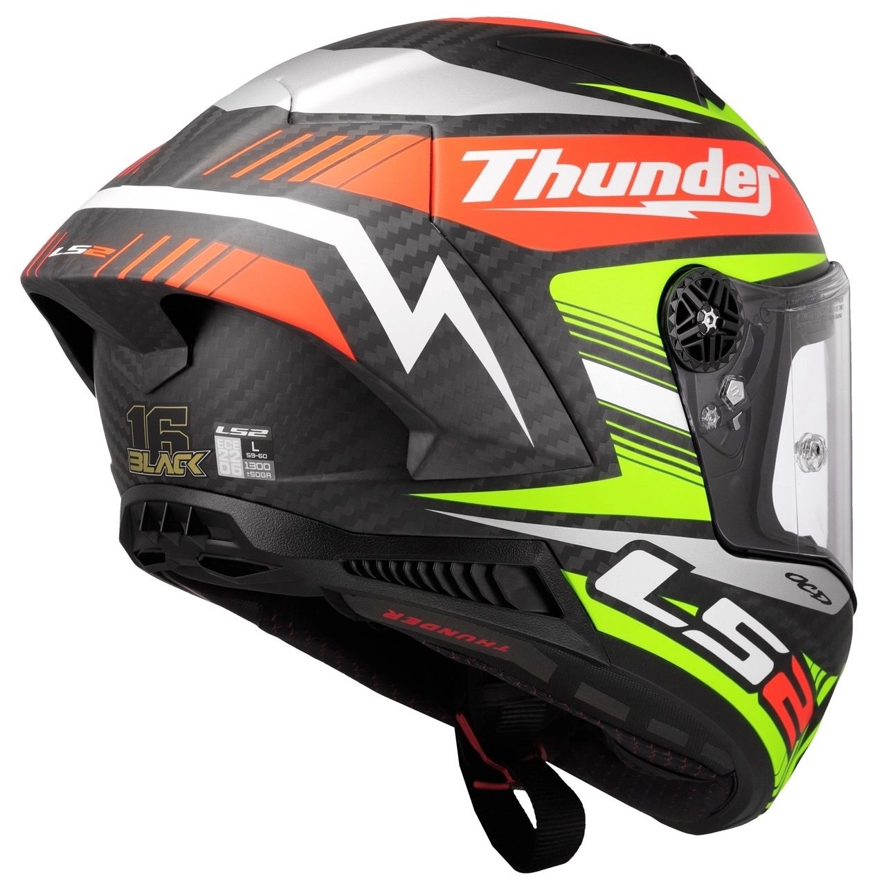 Шолом LS2 FF805 Thunder GP Aero Replica Black