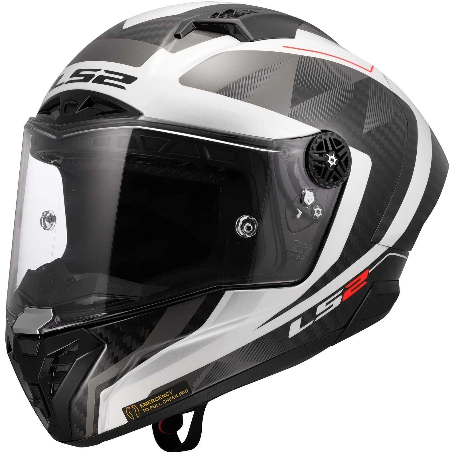 Шолом LS2 FF805 Thunder GP Aero Raute White/Grey
