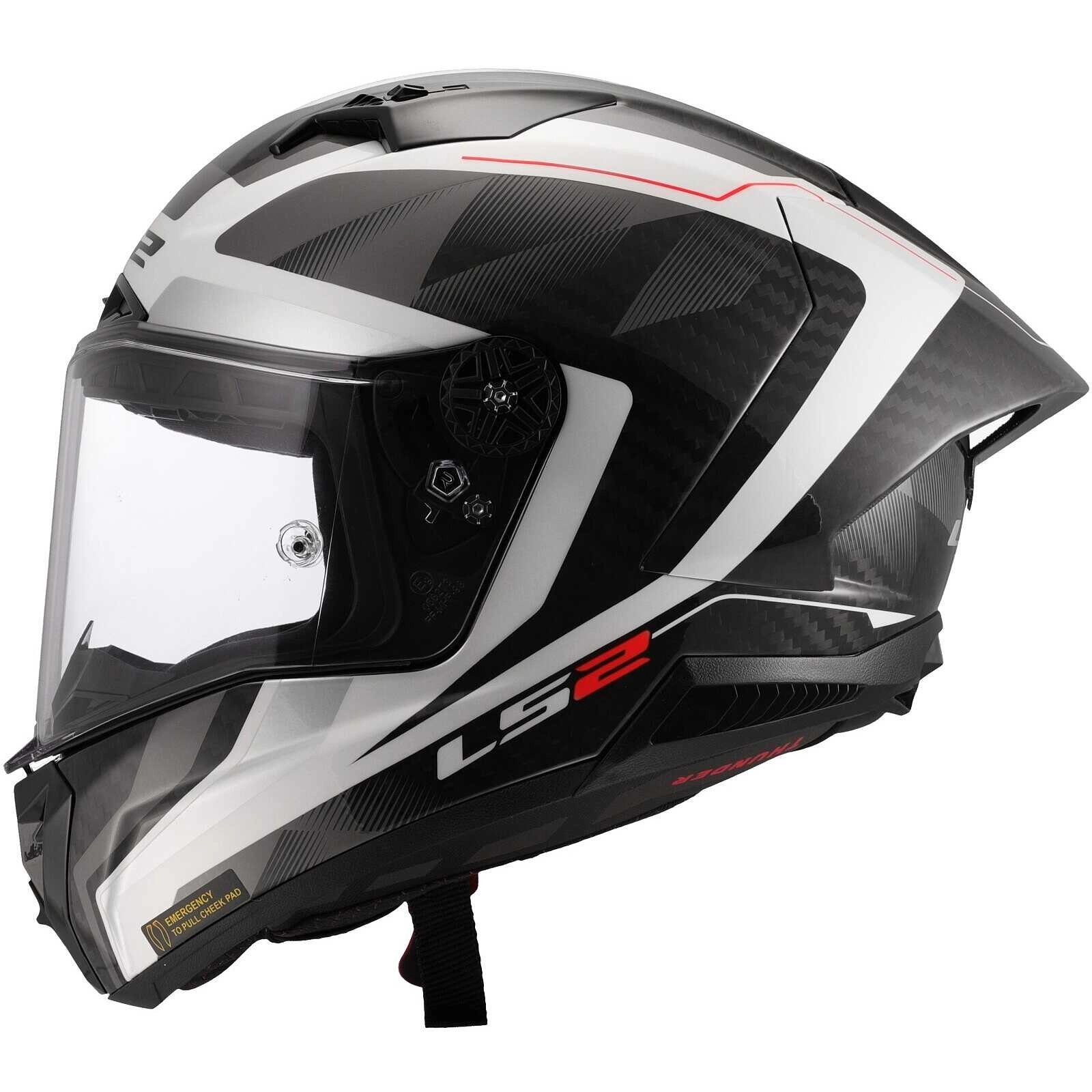Шолом LS2 FF805 Thunder GP Aero Raute White/Grey