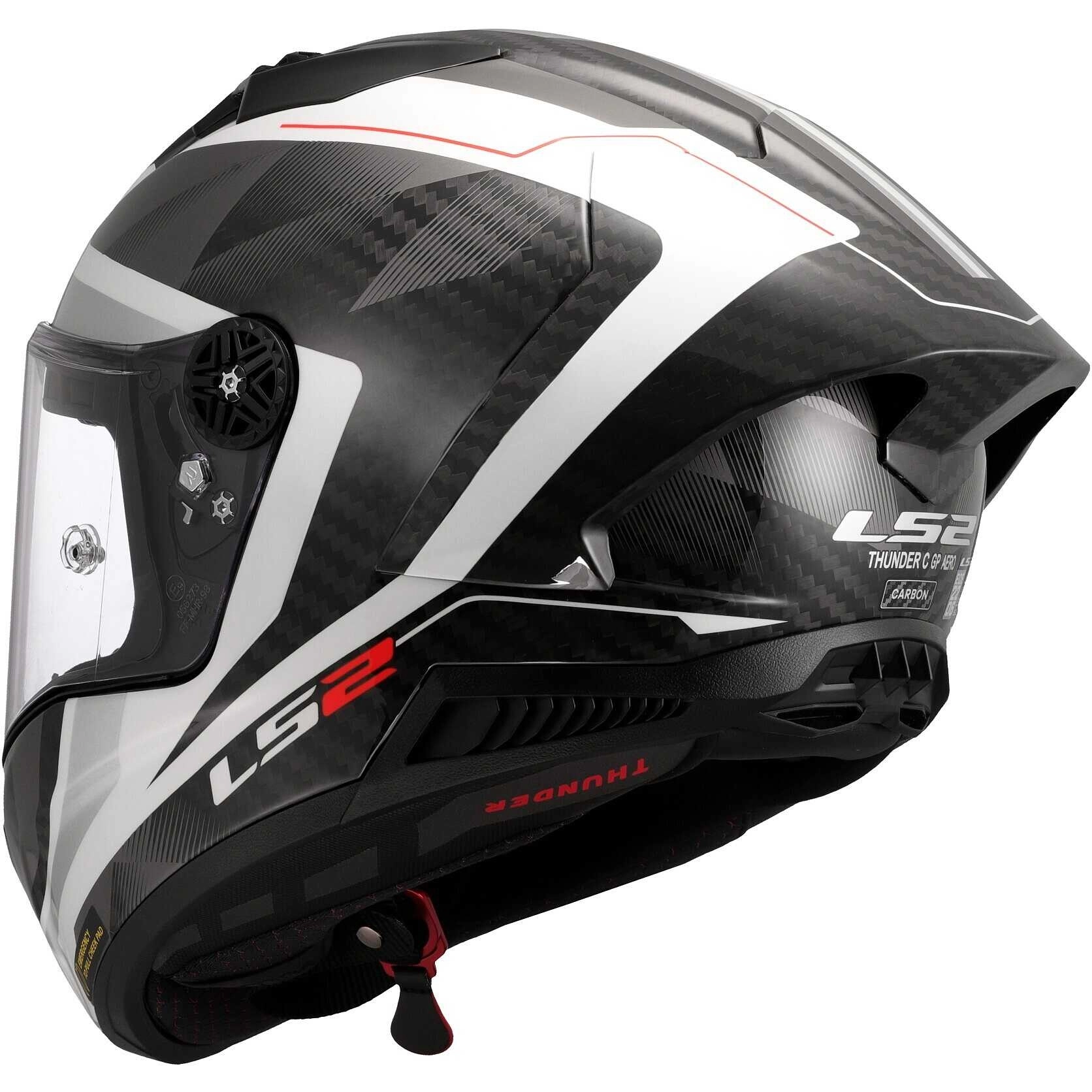 Шолом LS2 FF805 Thunder GP Aero Raute White/Grey