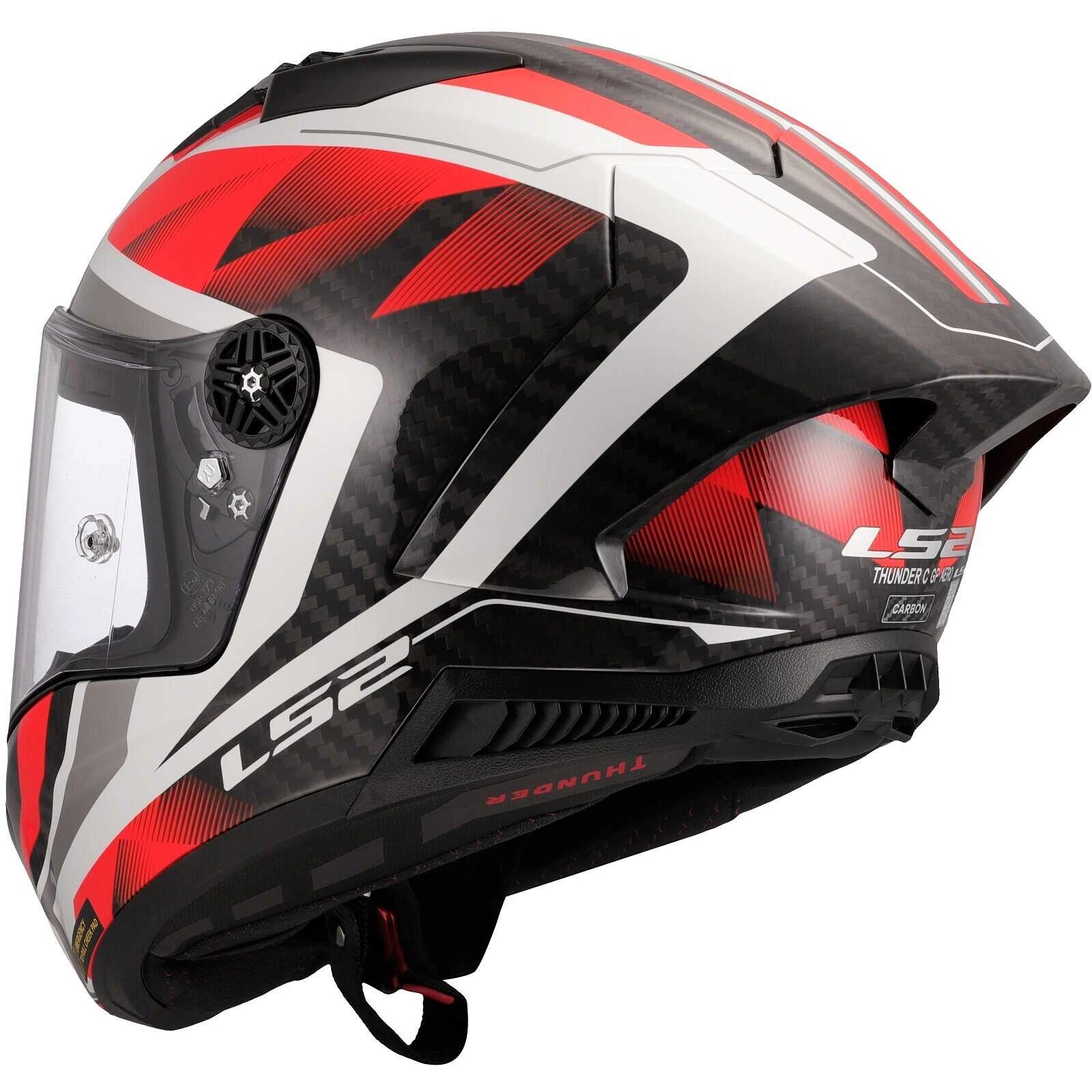Шолом LS2 FF805 Thunder GP Aero Raute White/Red