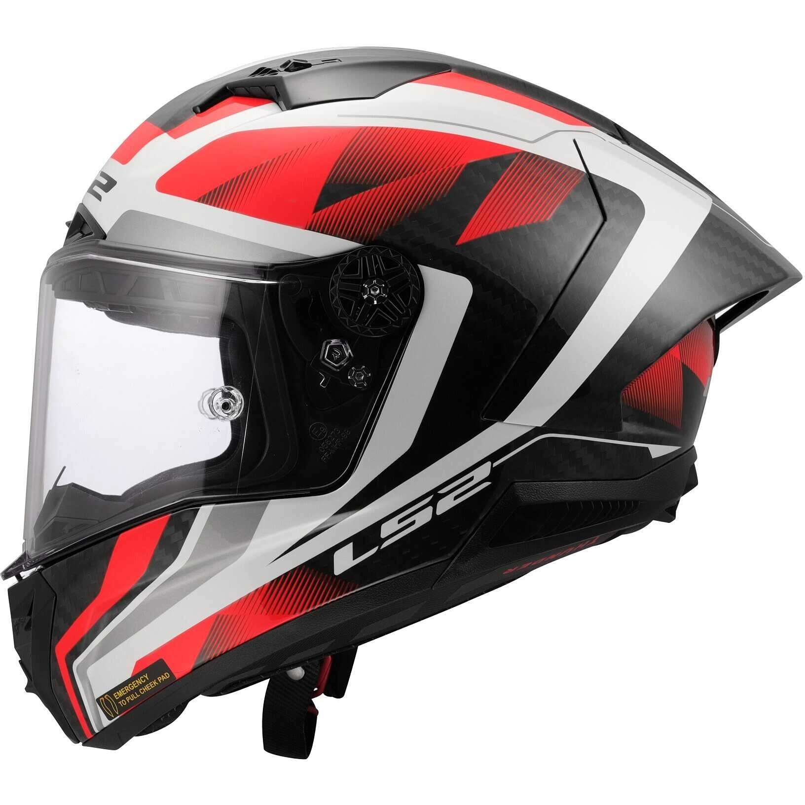 Шолом LS2 FF805 Thunder GP Aero Raute White/Red