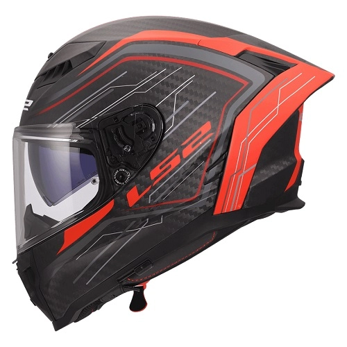 Шолом LS2 FF807 Dragon Subic Black/Red