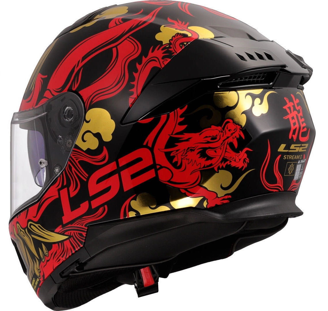 Шолом LS2 FF808 Stream II Drako Black/Red