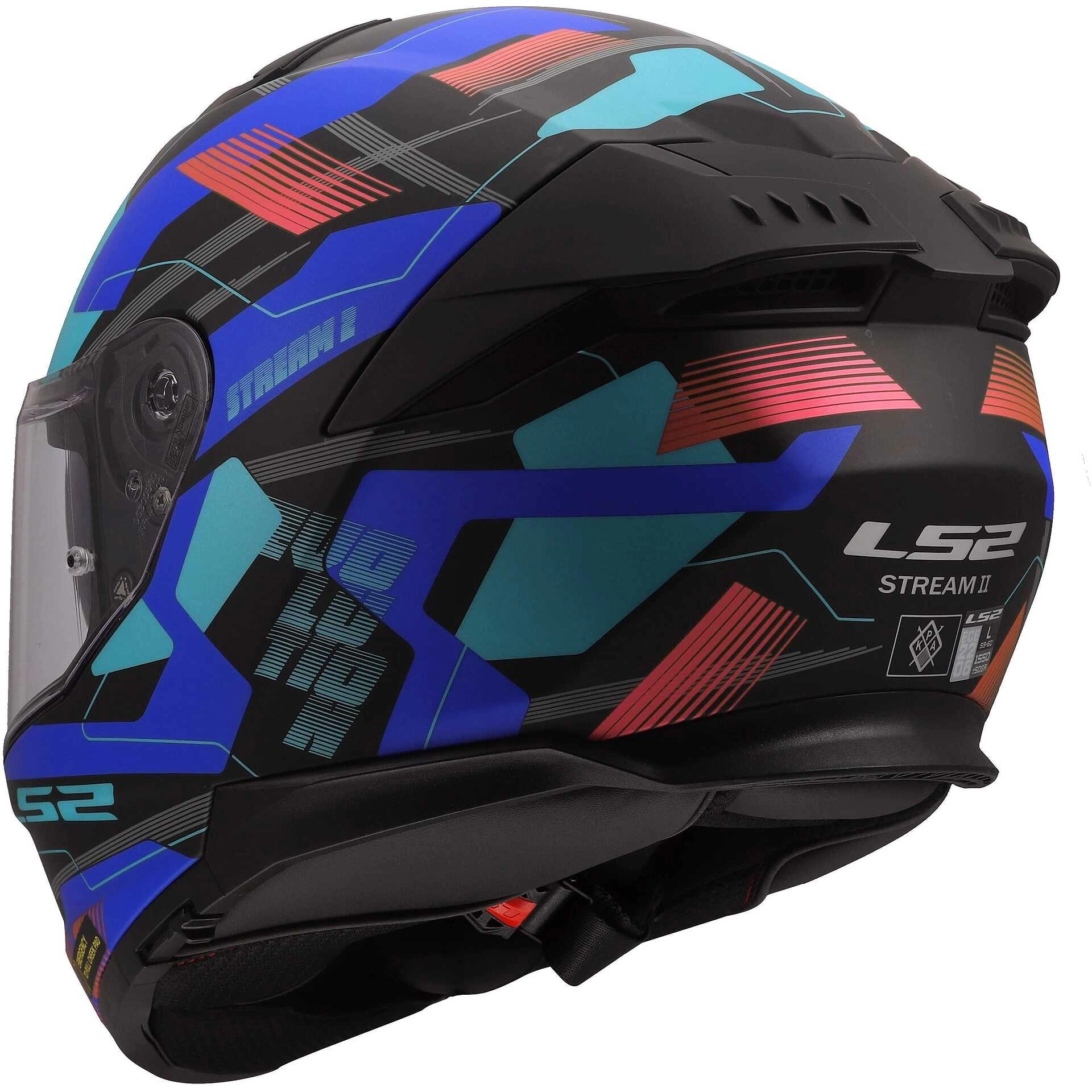 Шолом LS2 FF808 Stream II Mika Black/Blue