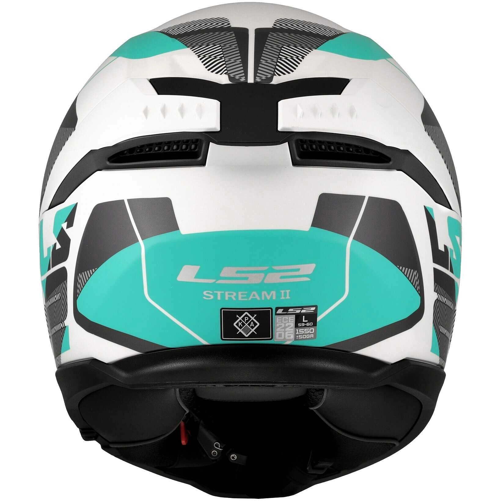 Шолом LS2 FF808 Stream II Road Green/Black/White