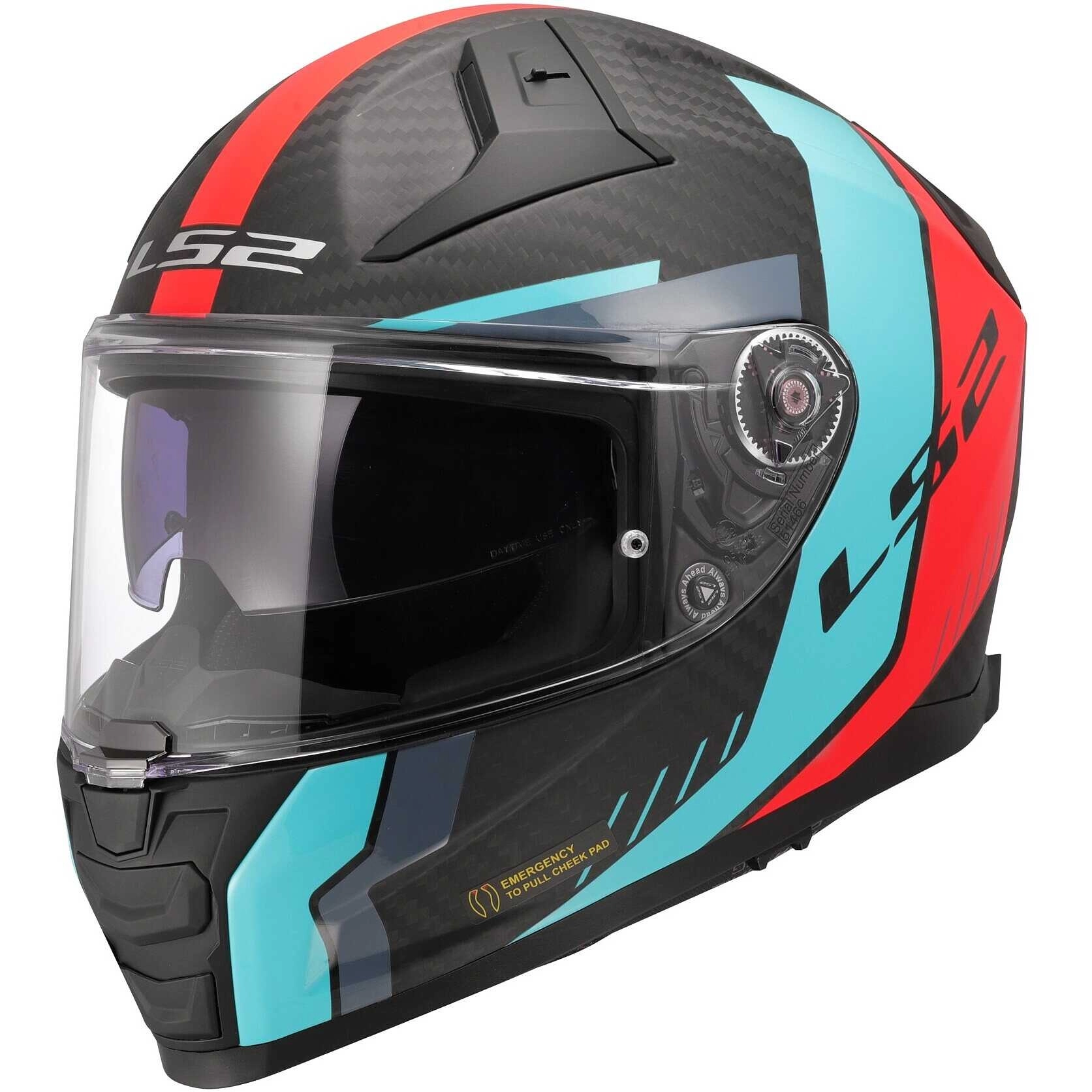 Шолом LS2 FF811 Vector II C Grid Red/Cyan