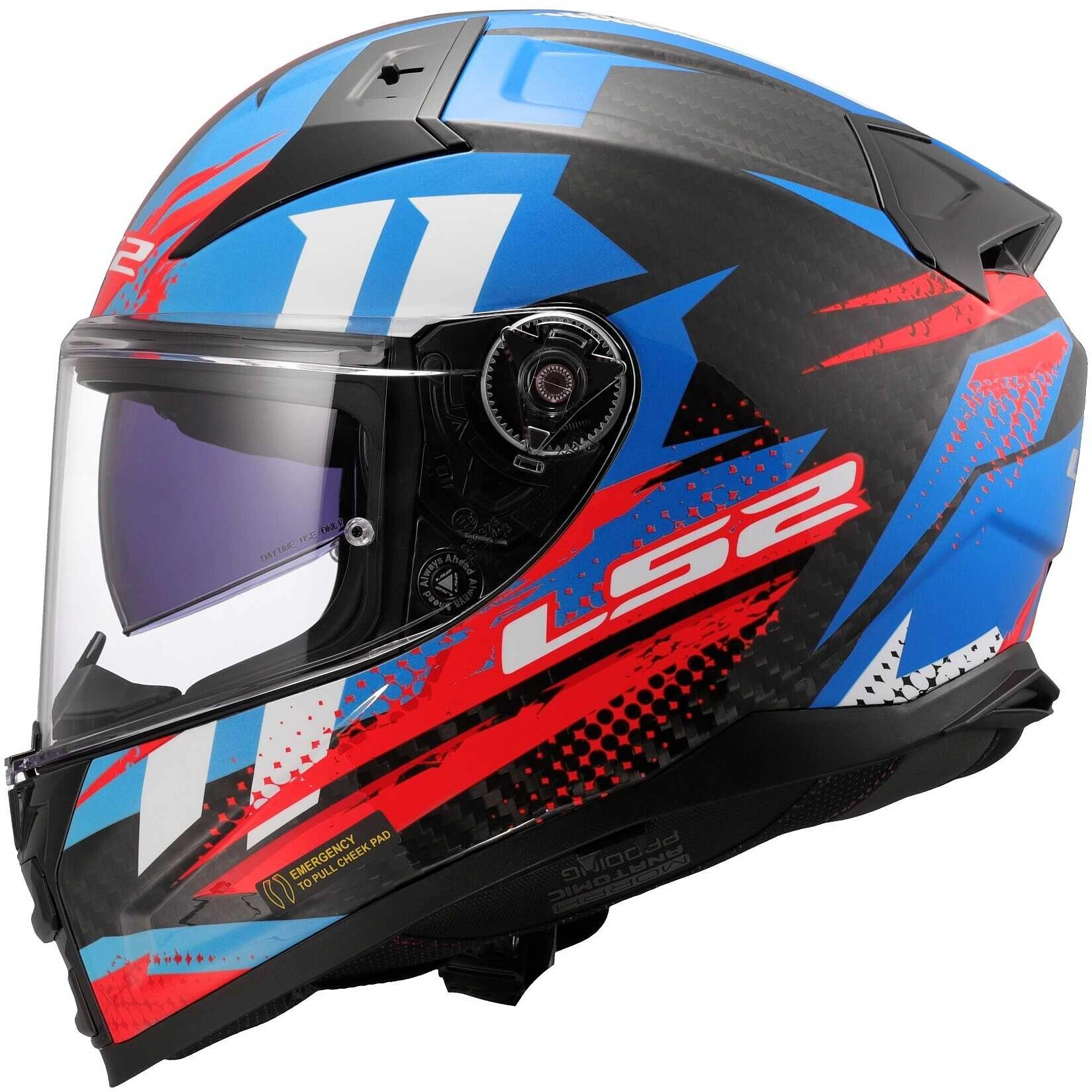 Шолом  LS2 FF811 Vector II C Tantic Red/Blue