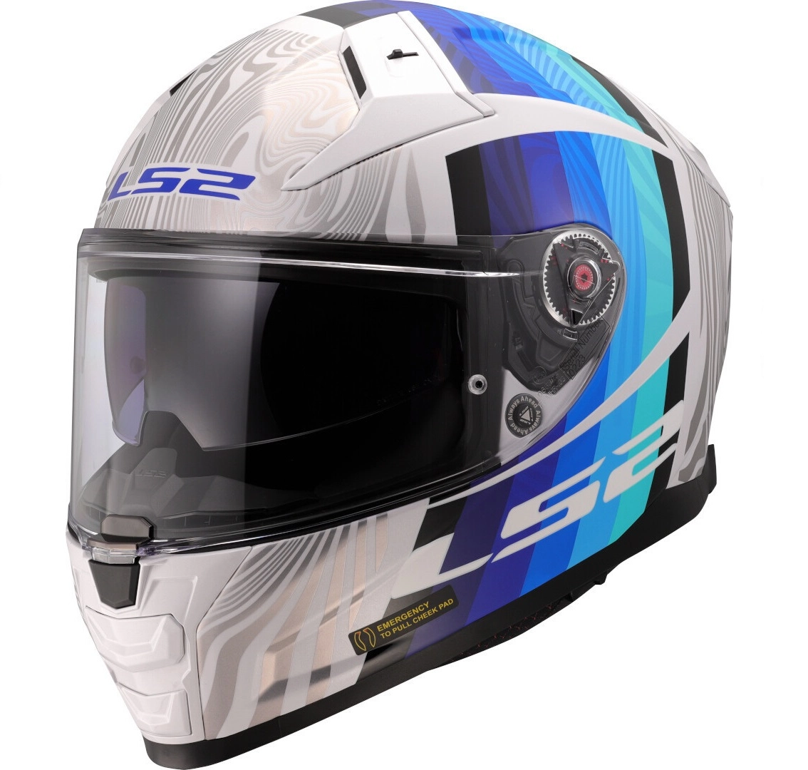 Шолом LS2 FF811 Vector II Freedom White/Silver