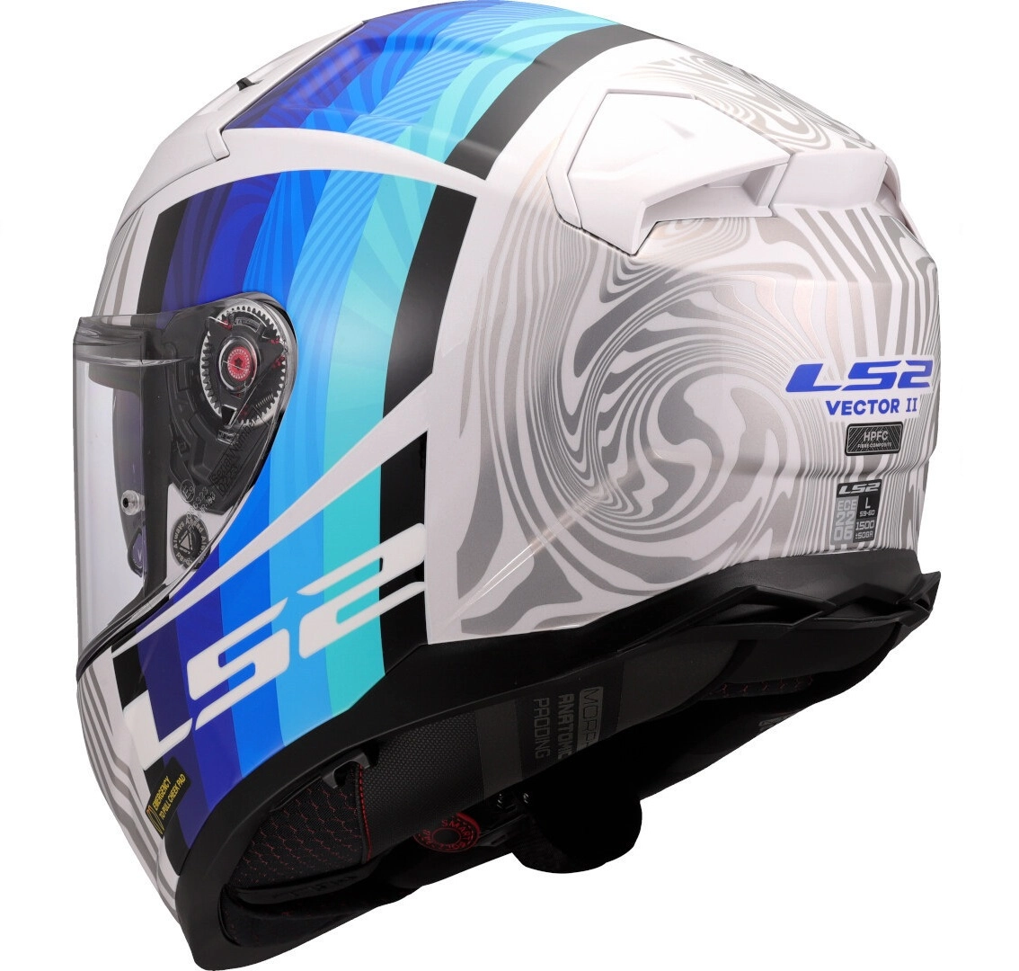 Шолом LS2 FF811 Vector II Freedom White/Silver