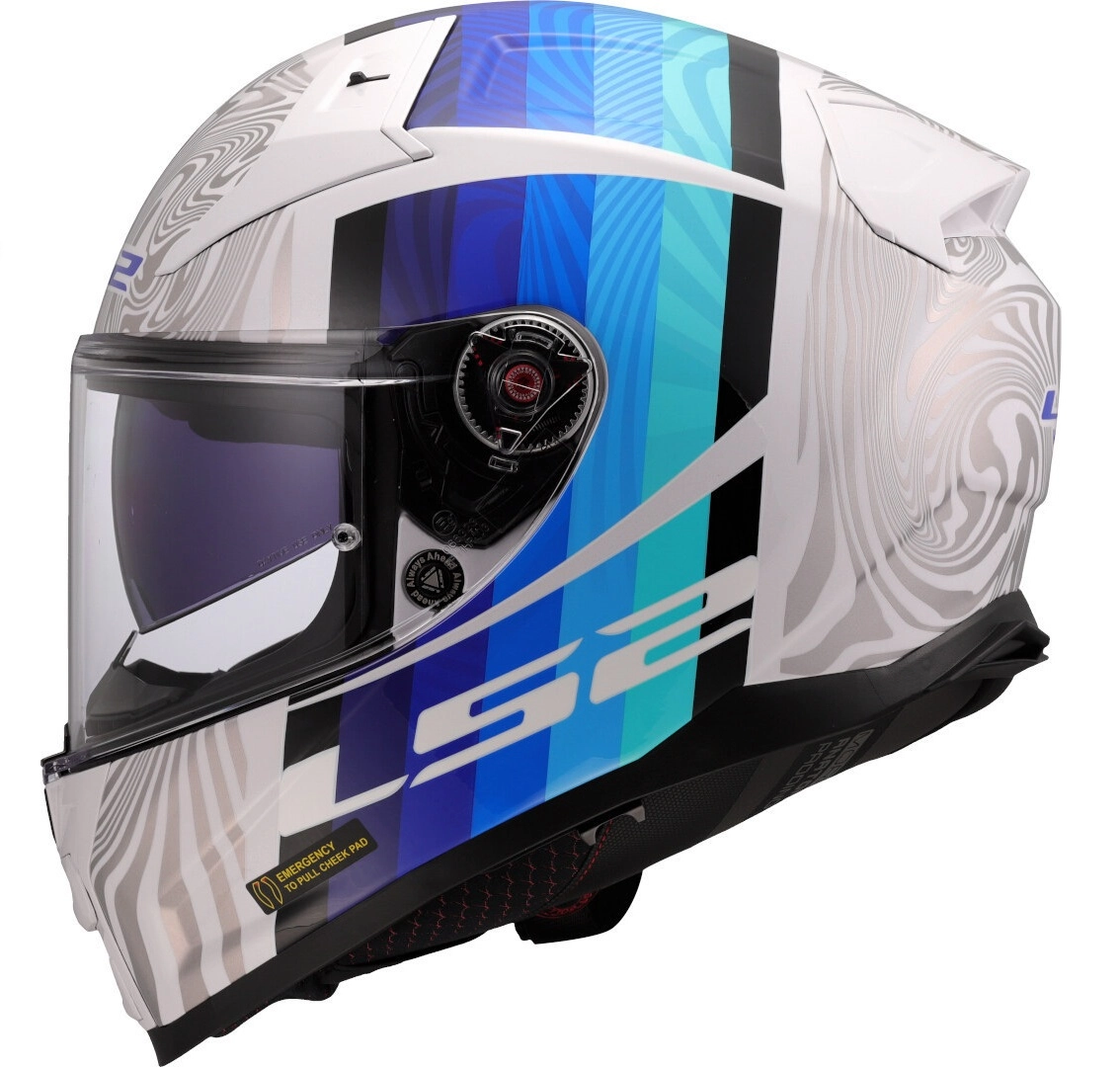 Шолом LS2 FF811 Vector II Freedom White/Silver