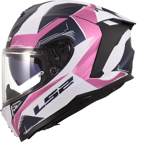 Шолом LS2 FF817 Challenger II Flaman White/Black/Pink