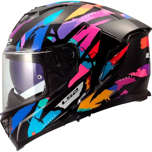 Шолом LS2 FF818 Storm III Kaos Black/Purple/Blue