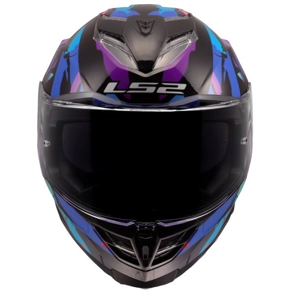 Шолом LS2 FF818 Storm III Kaos Black/Purple/Blue