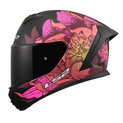 Шолом LS2 FF820 Rapid III Poppies II Black/Pink
