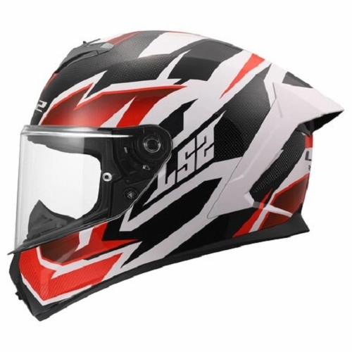 Шолом LS2 FF820 Rapid III Xtrem White/Вlack/Red
