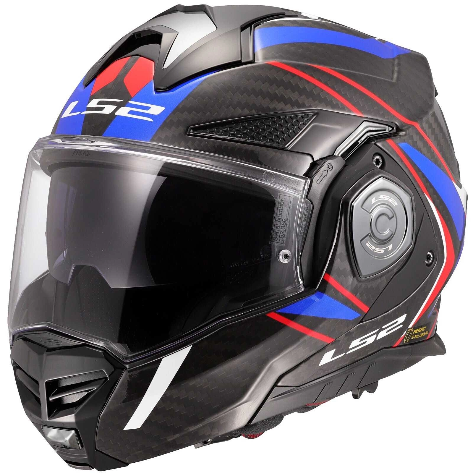 Шолом LS2 FF901 Advant X C Future II Carbon White/Black