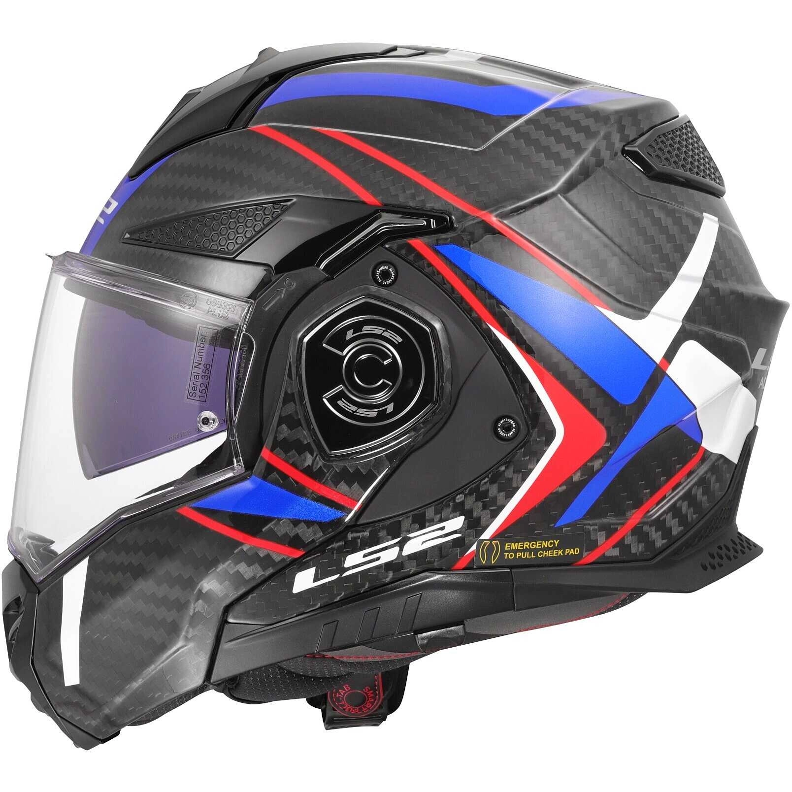 Шолом LS2 FF901 Advant X C Future II Carbon White/Black