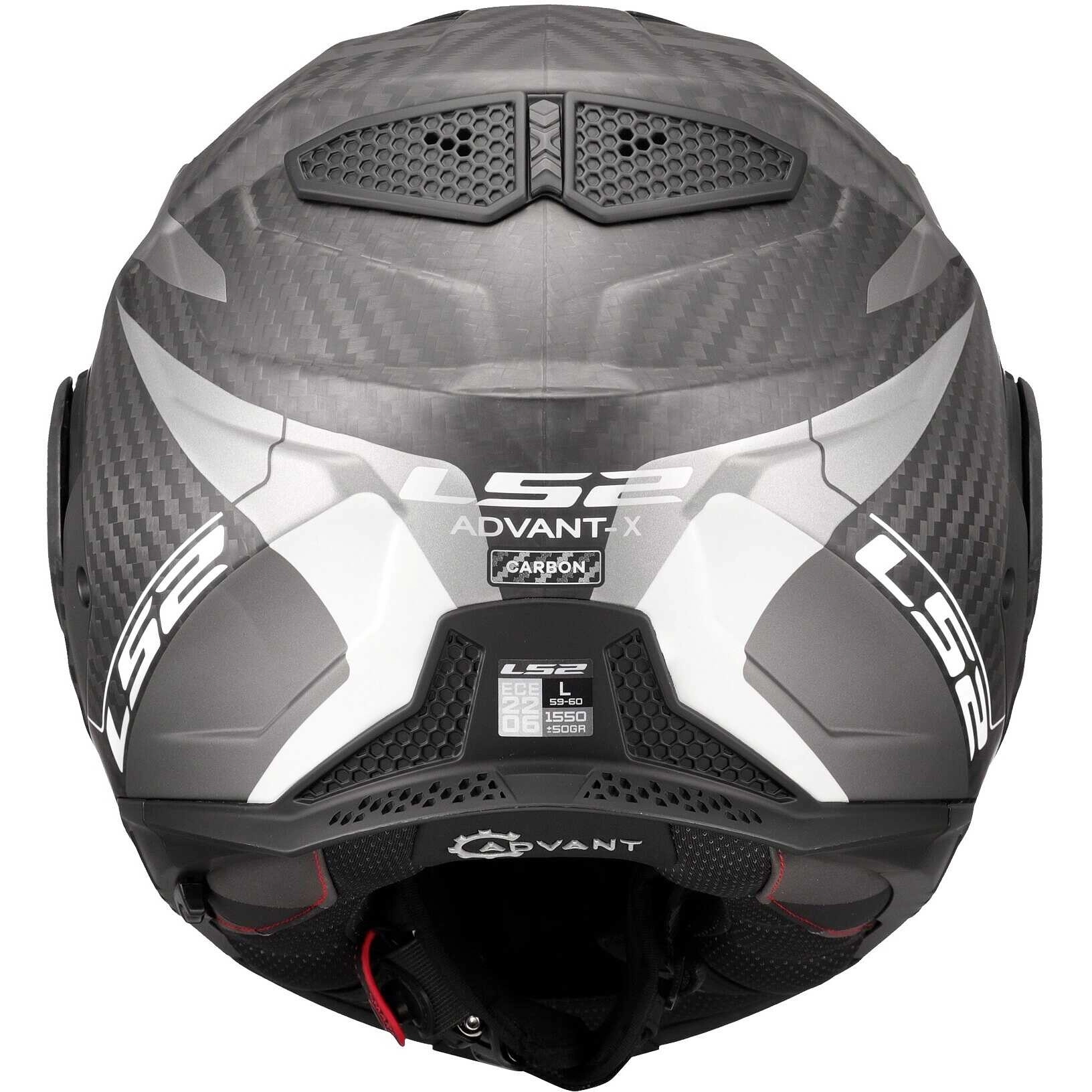 Шолом LS2 FF901 Advant X C Horizon II Carbon Silver/Grey