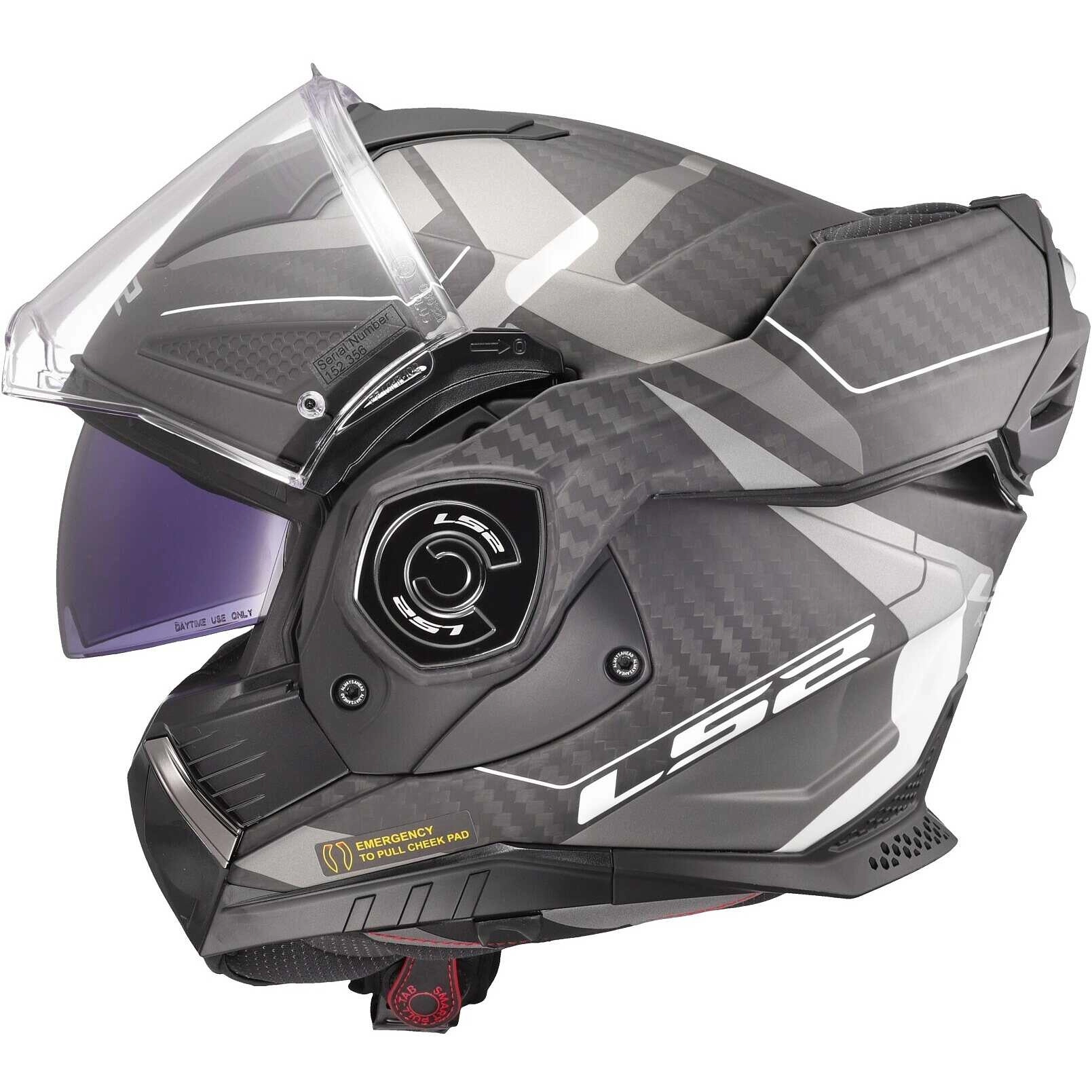 Шолом LS2 FF901 Advant X C Horizon II Carbon Silver/Grey