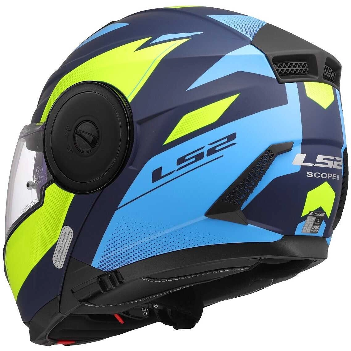 Шолом LS2 FF902 Scope II Duria Blue/Yellow