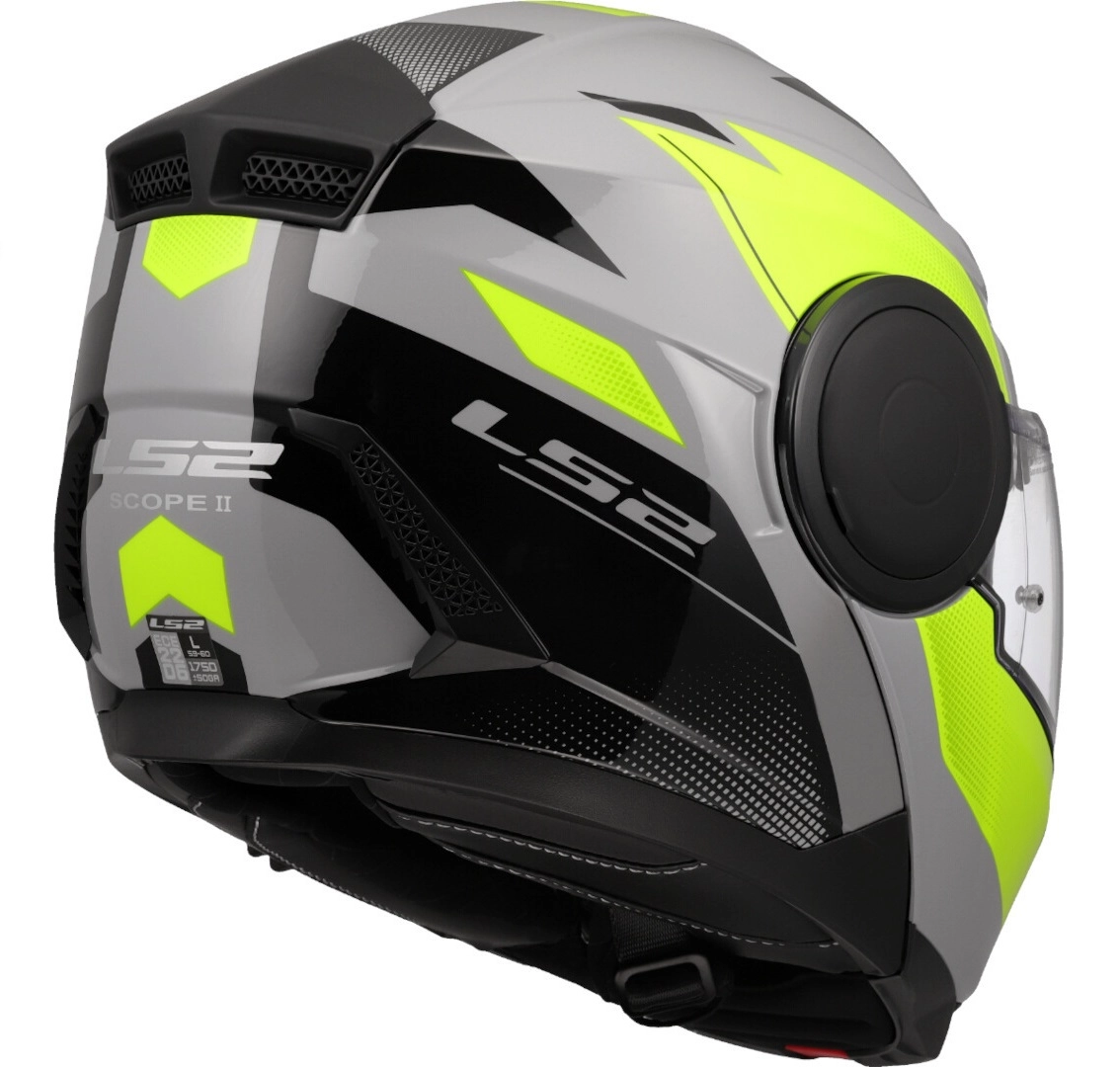 Шлем LS2 FF902 Scope II Duria Grey/Yellow