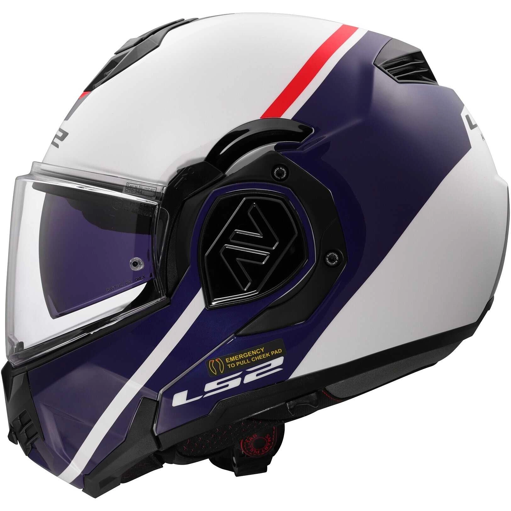 Шолом LS2 FF906 Advant Swipe White/Blue