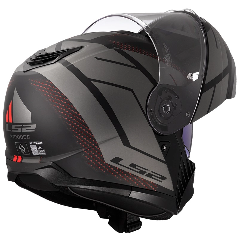 Шолом LS2 FF908 Strobe II Code Black/Grey