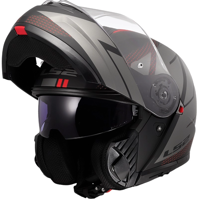 Шолом LS2 FF908 Strobe II Code Black/Grey