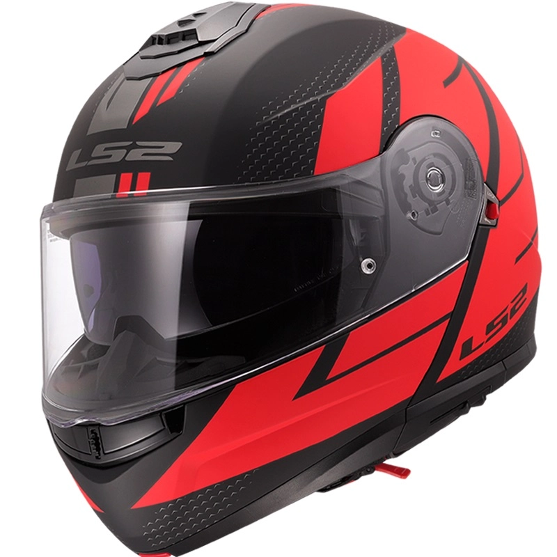 Шолом LS2 FF908 Strobe II Code Black/Red