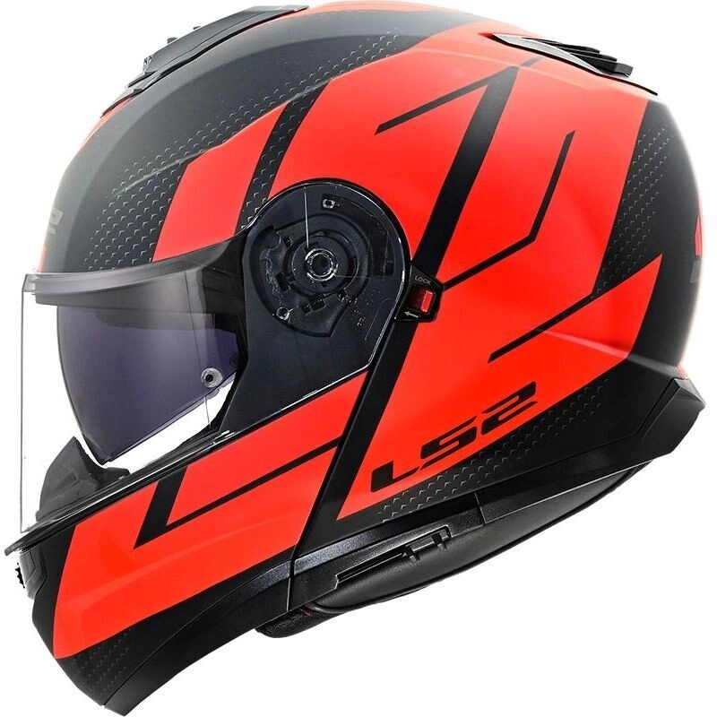 Шолом LS2 FF908 Strobe II Code Black/Red