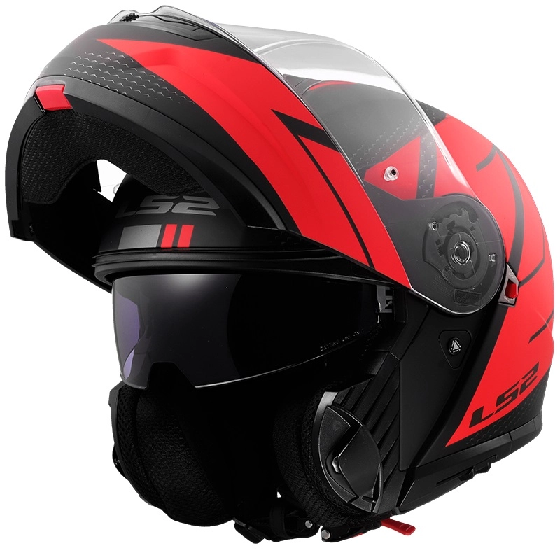 Шолом LS2 FF908 Strobe II Code Black/Red