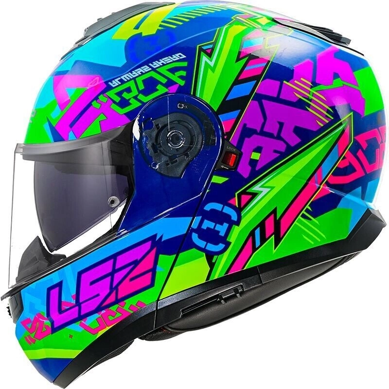 Шолом LS2 FF908 Strobe II Svent Blue/Green