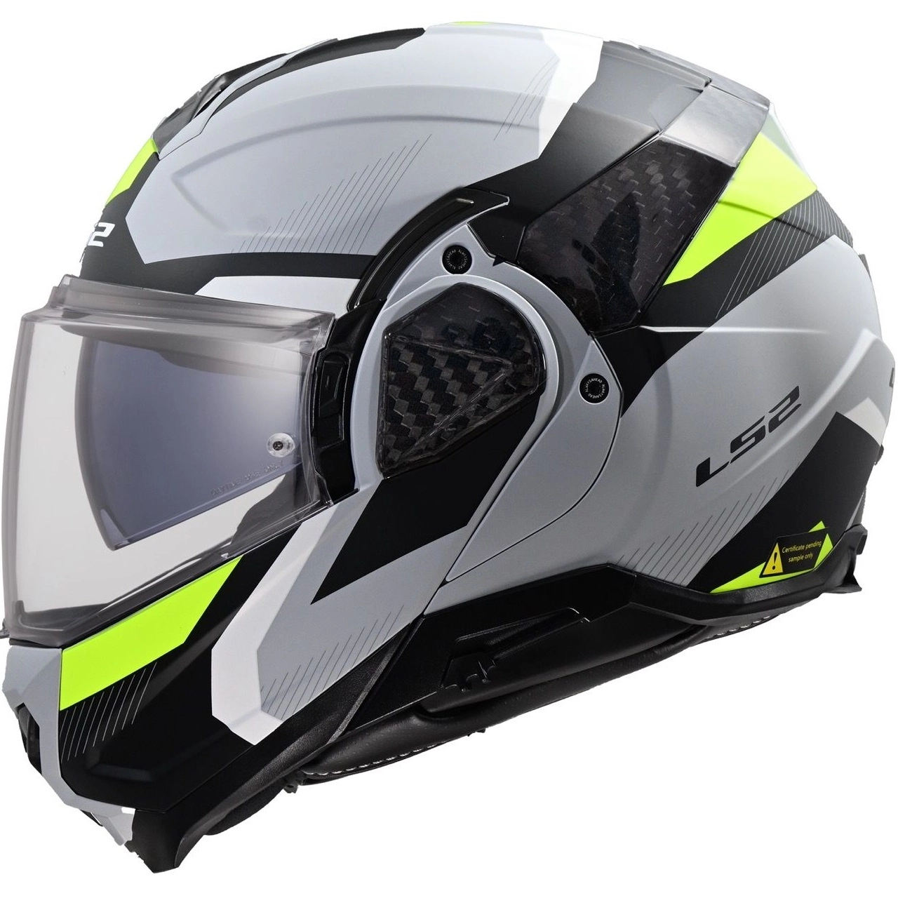 Шолом LS2 FF910 Advant II Triple Light Grey/Yellow