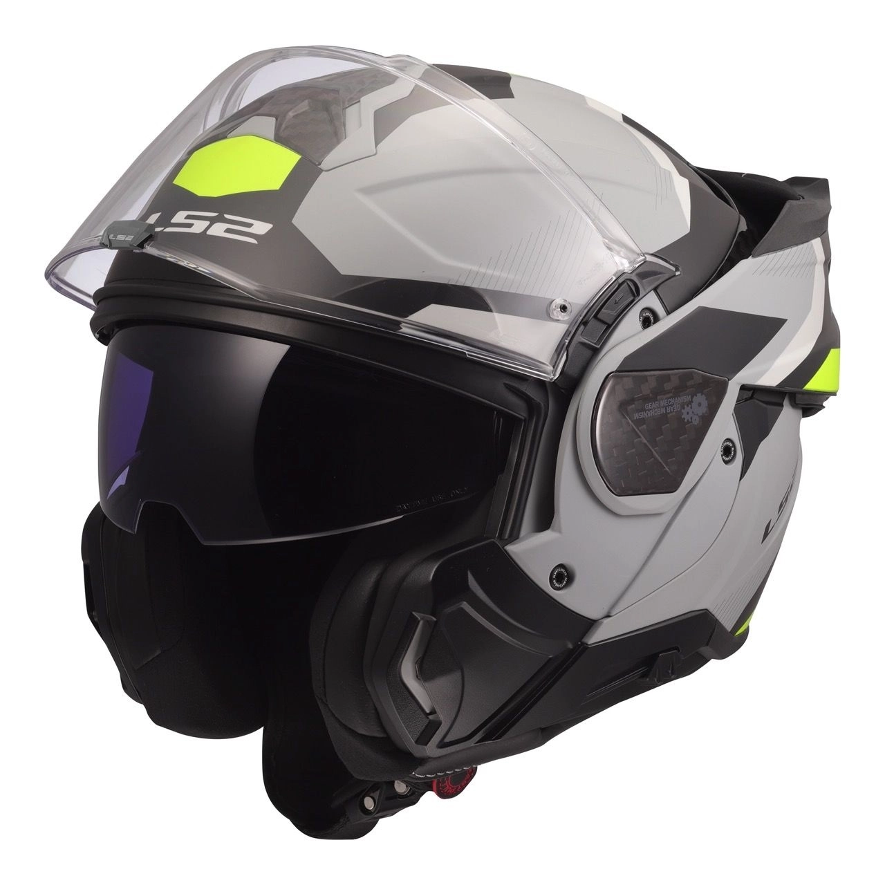Шолом LS2 FF910 Advant II Triple Light Grey/Yellow